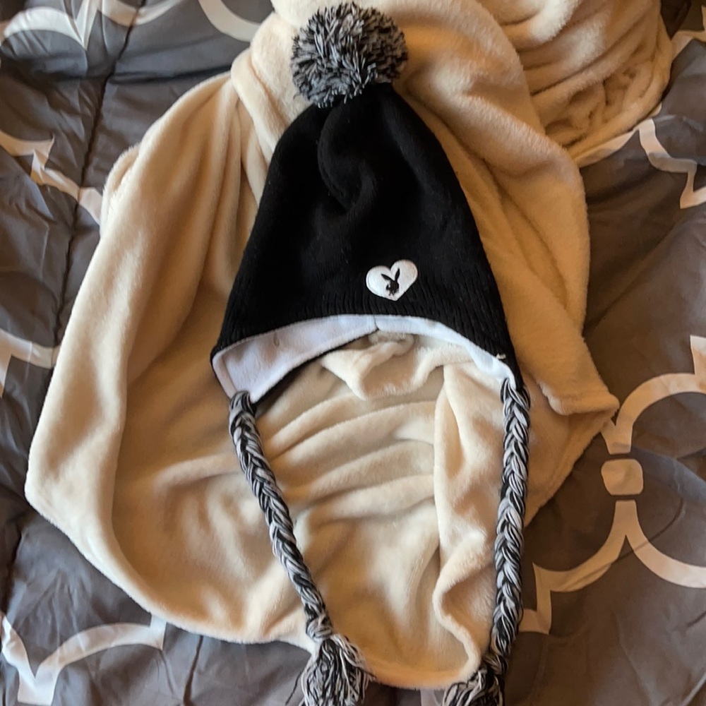 Playboy Poofball Beanie